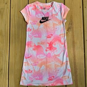 Nike Kids Printed Dress Girls Size M